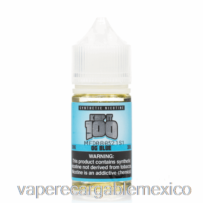 Vape Recargable Og Sales Azules - Mantenlo 100 - 30ml 50mg